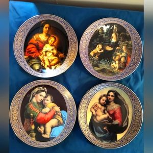 Madonna with Child plates - 4 plates